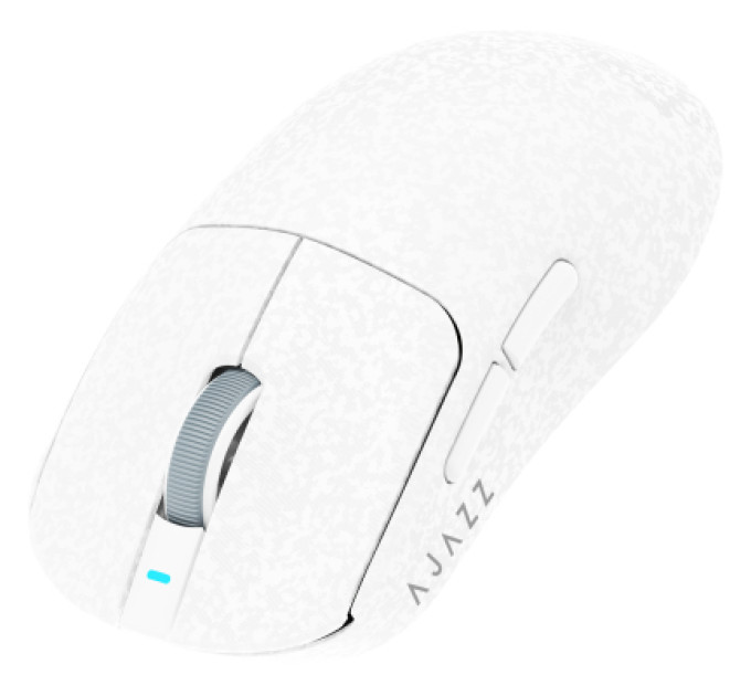 Ajazz Мишка Ajazz AJ199 MAX Carbon fiber Wireless/Bluetooth/USB White (AJ199-MAX-W)