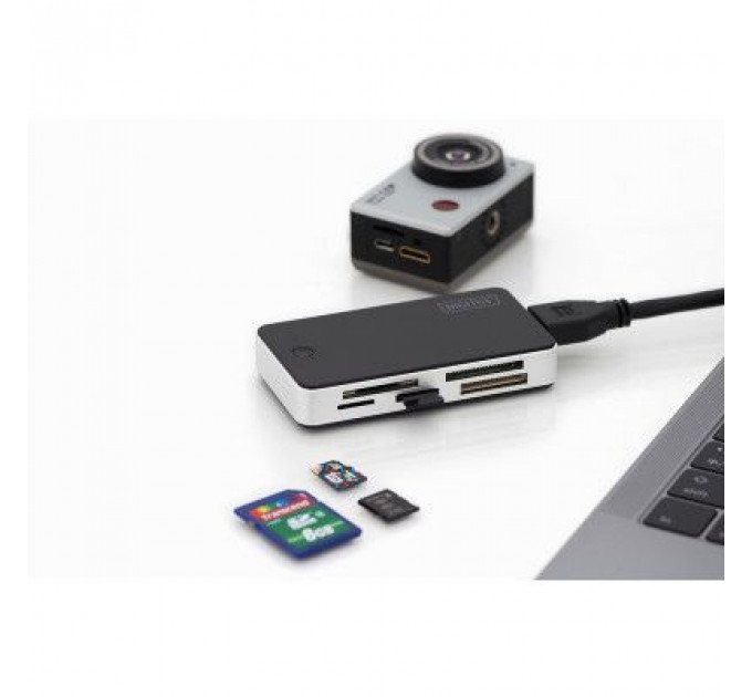 Зчитувач флеш-карт Digitus USB 3.0 All-in-one (DA-70330-1)