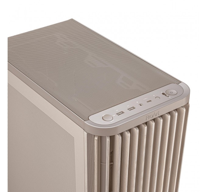 Корпус Asus ProArt PA401 Wood Edition - Mesh Beige (90DC00M7-B39000)