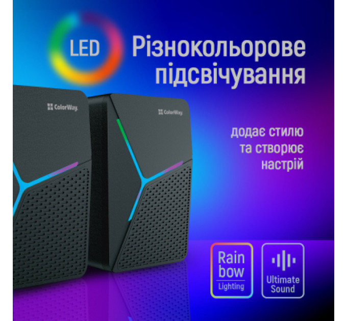 ColorWay Акустична система ColorWay CW-SPU01BK Black (CW-SPU01BK)