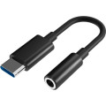 Defender Перехідник USB-C M to 3.5mm F 0.1m black Defender (63011)