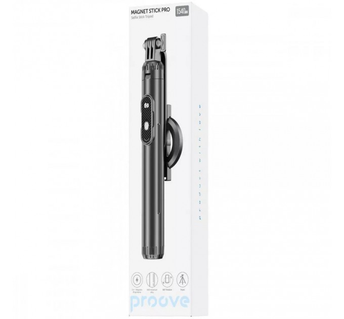 Трипод Proove Magnet Stick Pro 1540mm Black (MPSP00002001)