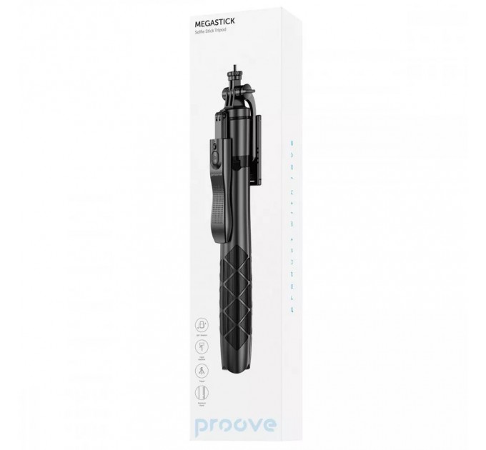 Трипод Proove MegaStick Selfie Stick Tripod 1530 mm Black (MPMS00010001)