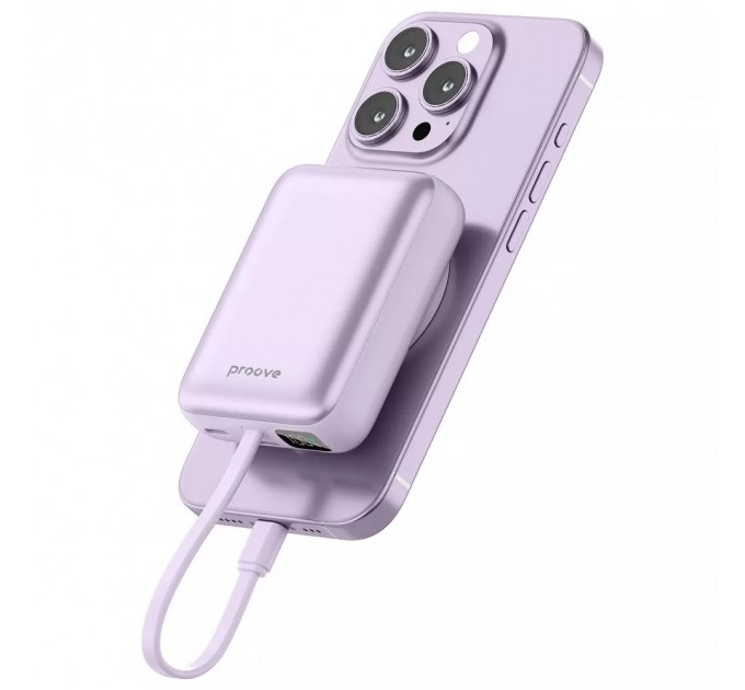Універсальна мобільна батарея Proove Neutron 22.5W 10000mAh Purple (PBNE22022209)