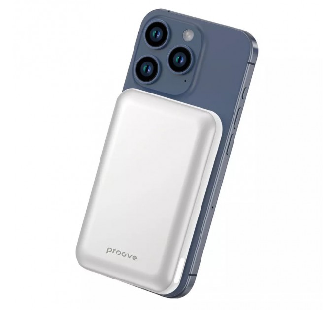 Універсальна мобільна батарея Proove Vibe Energy Plus 22.5W 10000mAh Silver/White (PBVE15012206)