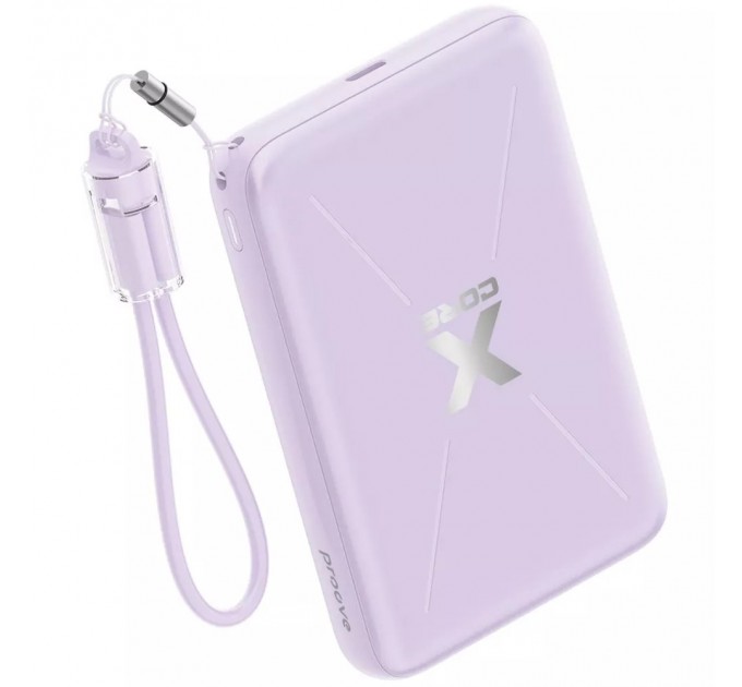 Універсальна мобільна батарея Proove X-Core 22.5W 10000mAh Purple (PNXC22010009)