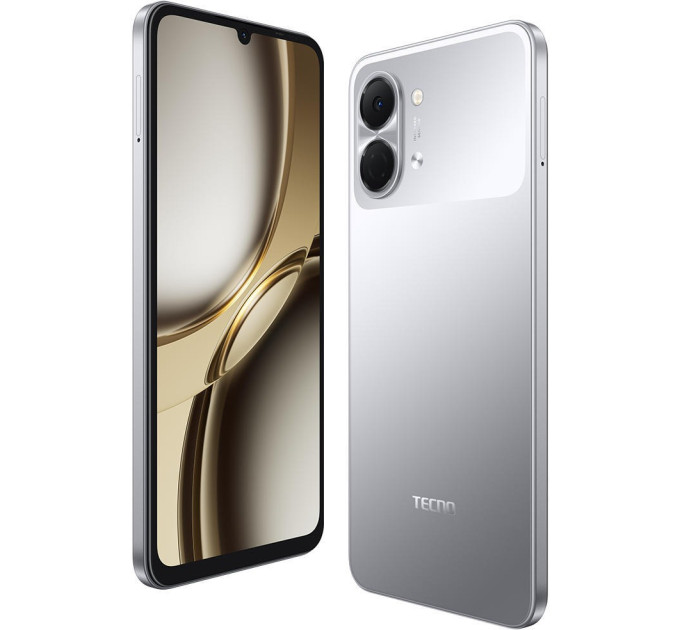 Tecno Смартфон Tecno Spark Go 3 (KN3) 4/128GB Titanium Grey (4894947105296)