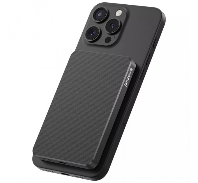 Універсальна мобільна батарея Proove Carbon Slim 20W 5000mAh Black (PBCS20010001)