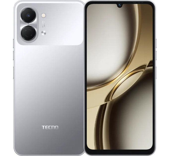 Tecno Смартфон Tecno Spark Go 3 (KN3) 4/64GB Titanium Grey (4894947105289)
