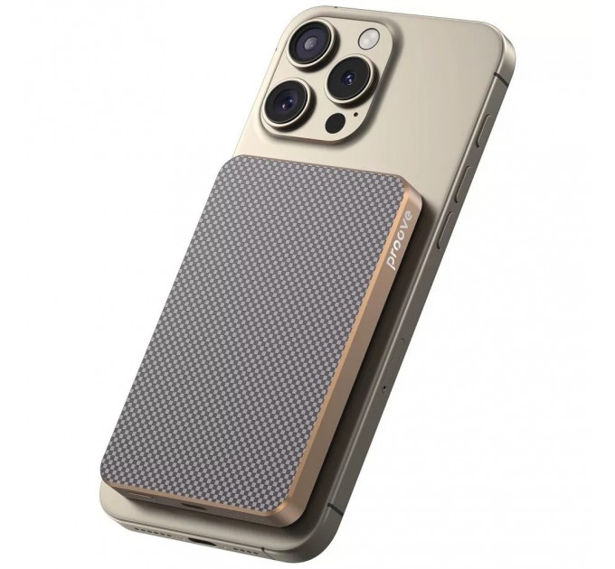 Універсальна мобільна батарея Proove Carbon Slim 20W 5000mAh Sunflare (PBCS20010050)