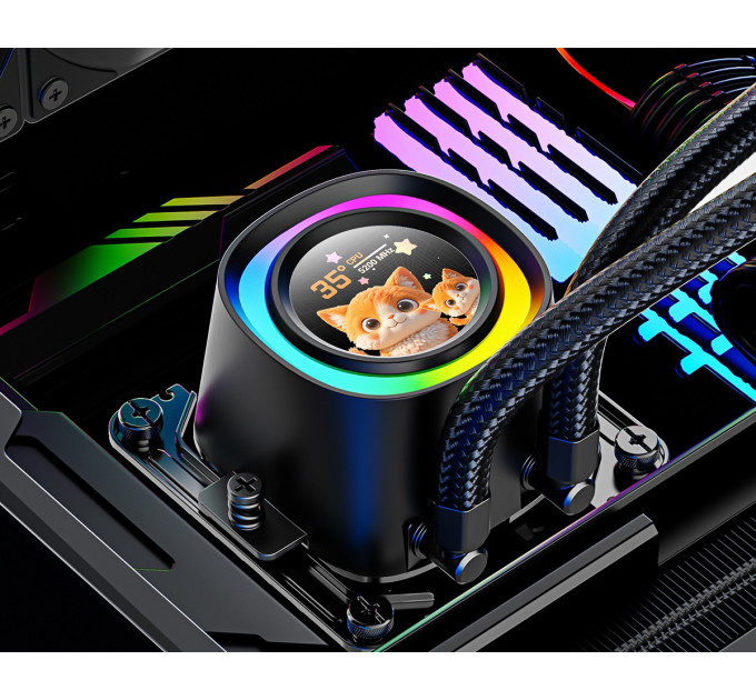 ID-Cooling Система водяного охолодження ID-Cooling FX360 LCD PE