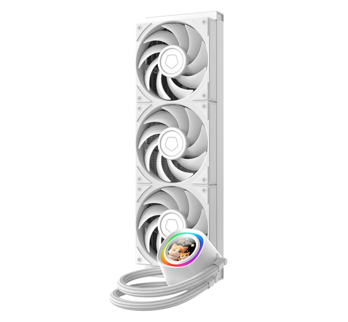 ID-Cooling Система водяного охолодження ID-Cooling FX360 LCD PE White
