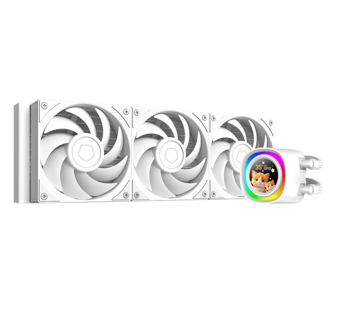 ID-Cooling Система водяного охолодження ID-Cooling FX360 LCD PE White