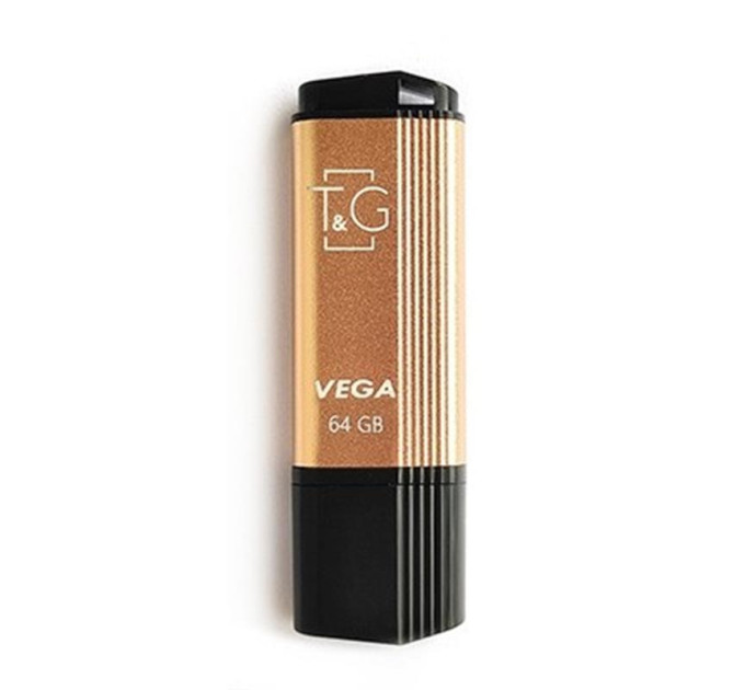 T&G Флеш-накопичувач USB 64GB T&G 121 Vega Series Gold (TG121-64GBGD)