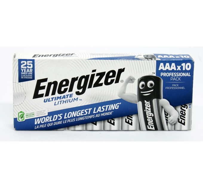 Energizer Батарейка Energizer Ultimate Lithium L92 AAA/LR03 BL 10шт