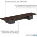 OfficePro Підставка для монітора OfficePro MR177DW Dark Wood/Black