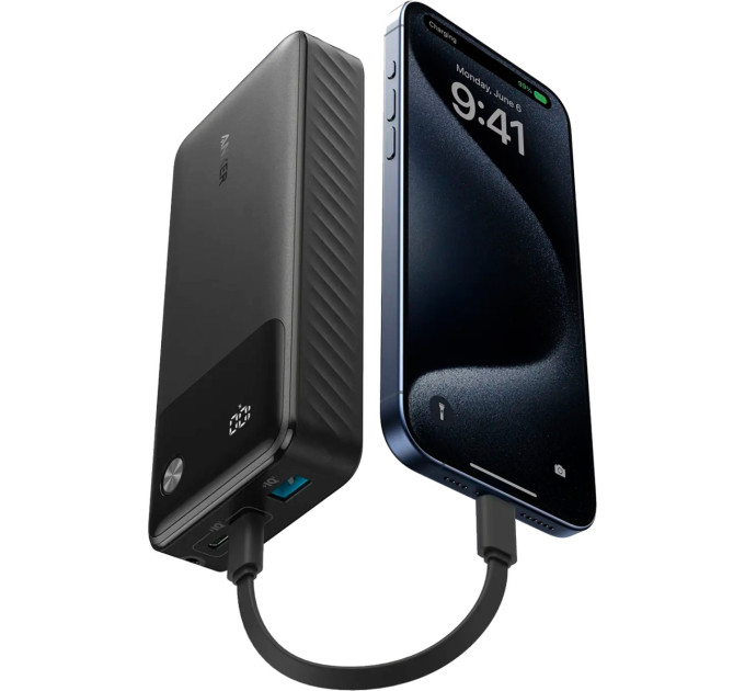 Anker Універсальна мобільна батарея Anker PowerCore 20000mAh 30W Black (A1384G11)