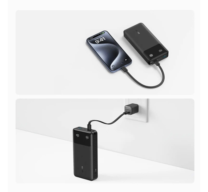 Anker Універсальна мобільна батарея Anker PowerCore 20000mAh 30W Black (A1384G11)