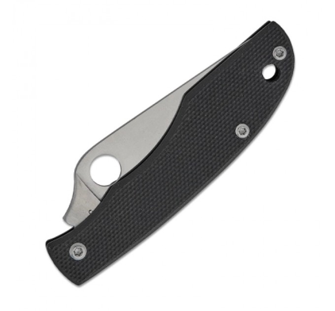 Ніж Spyderco Grasshopper 12C27 G10 Black (C138GBKP)