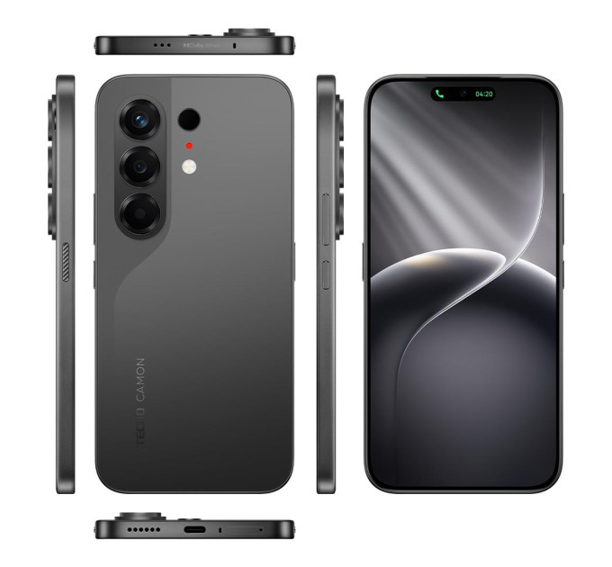 Tecno Мобільний телефон Tecno Camon 50 12/256Gb Moonshadow Black (4894947116216)