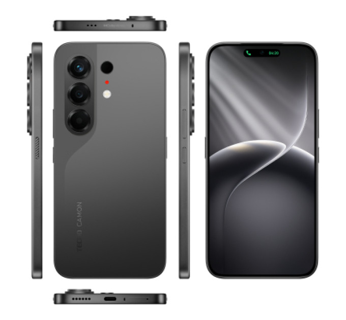 Tecno Мобільний телефон Tecno Camon 50 12/256Gb Moonshadow Black (4894947116216)