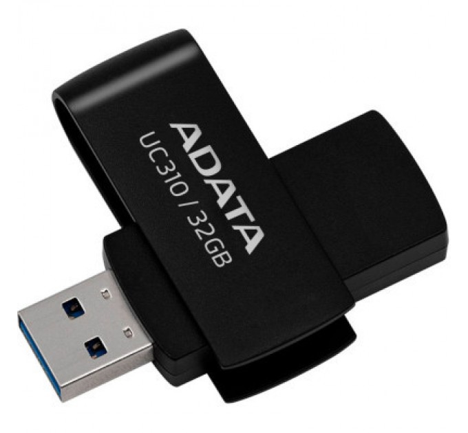 ADATA USB флеш накопичувач ADATA 32GB UC310 Black USB 3.0 (UC310-32G-RBK)