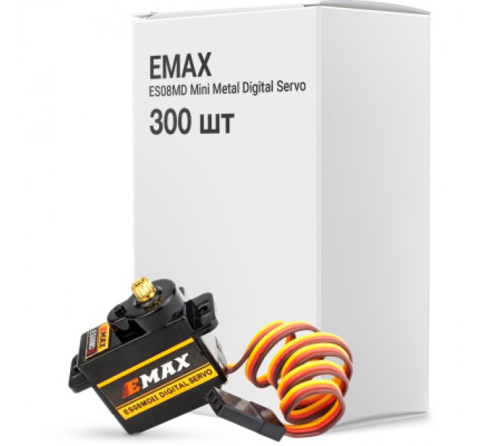 Сервопривід для дрона Emax ES08MD Mini Metal Digital Servo упаковка 300 шт. (0102003023BOX)