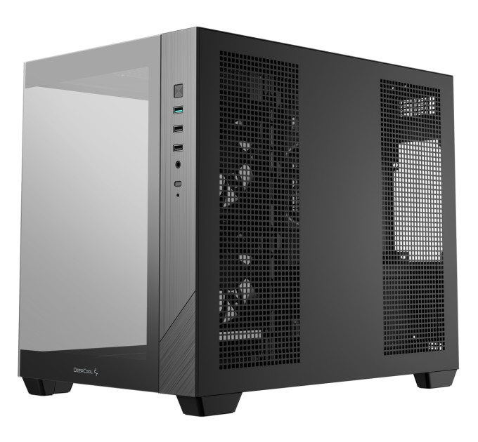 Deepcool Корпус DeepCool CG330 3F Black (R-CG330-BKNGM3-G) без БЖ