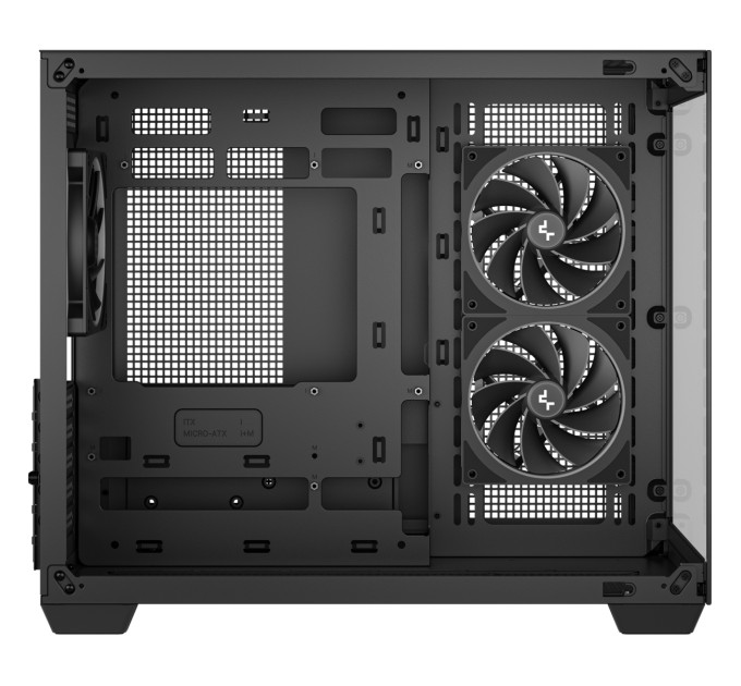 Deepcool Корпус DeepCool CG330 3F Black (R-CG330-BKNGM3-G) без БЖ