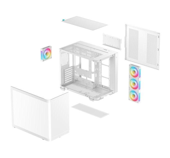 Deepcool Корпус DeepCool CG530U 4F White (R-CG530U-WHAGA4-G) без БЖ