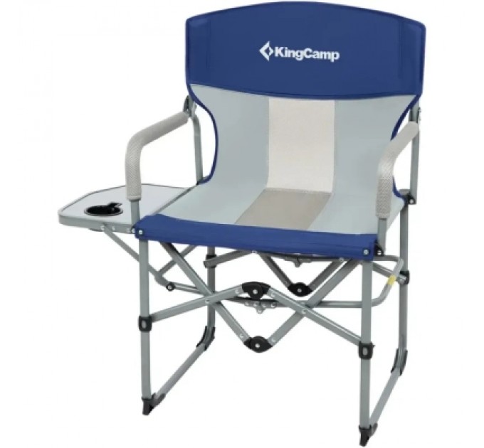 Крісло складане KingCamp ASH Navy/Beige (KC3824_NAVY/MEDIUMGREY)