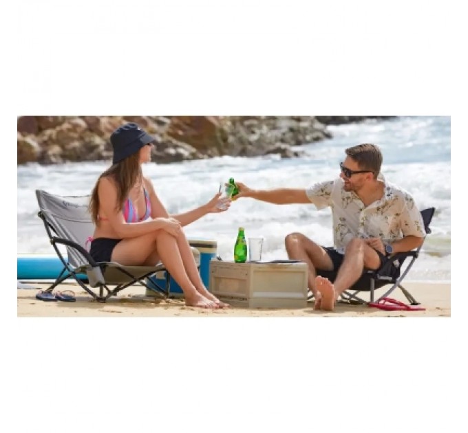 Крісло складане KingCamp Beach Chair Grey (KC1919_GREY)