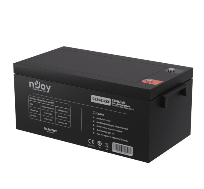 nJoy Акумуляторна батарея Njoy GE25012KF 12V 250AH (BTVGCBEOGHYKFCW01B) GEL