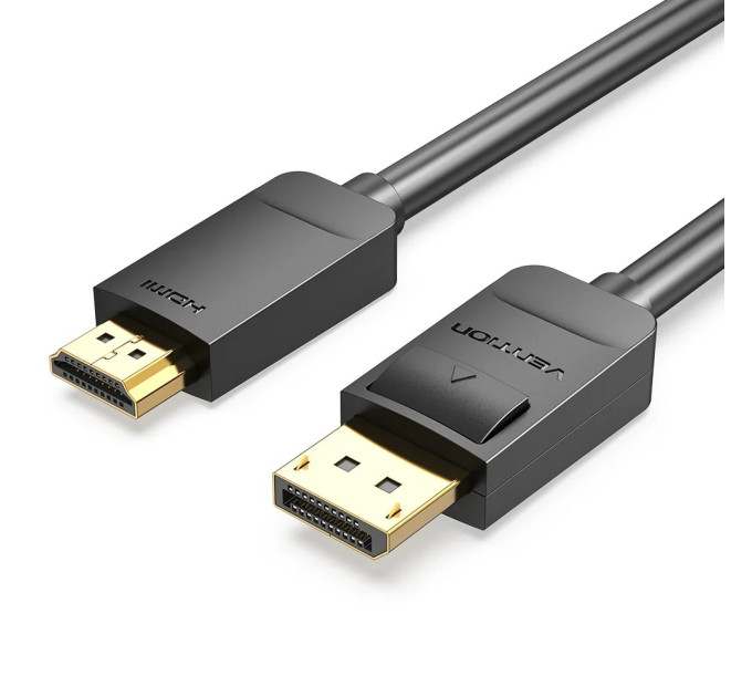 Vention Кабель Vention DisplayPort - HDMI (M/M), 2 м, Black (HADBH)