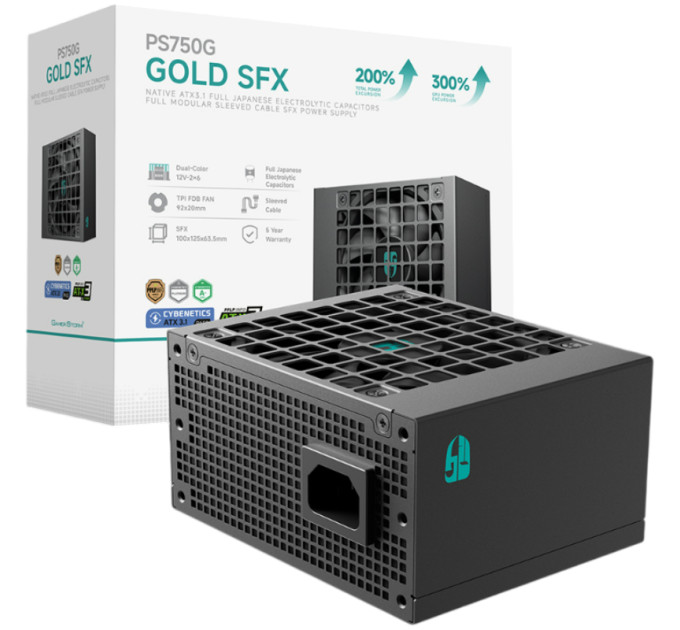 GamerStorm Блок живлення DeepCool GamerStorm PS750G 750W (R-PS750G-FE0B-JGEU)