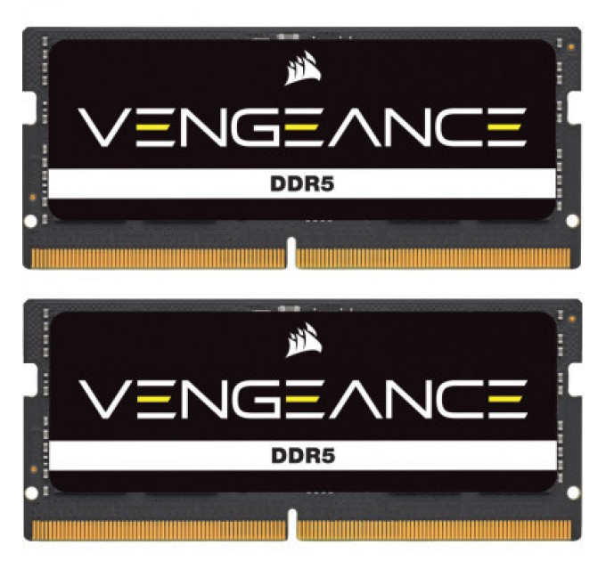 Corsair Модуль пам'яті для ноутбука SoDIMM DDR5 32GB (2x16GB) 5600 MHz Vengeance Corsair (CMSX32GX5M2A5600C48)