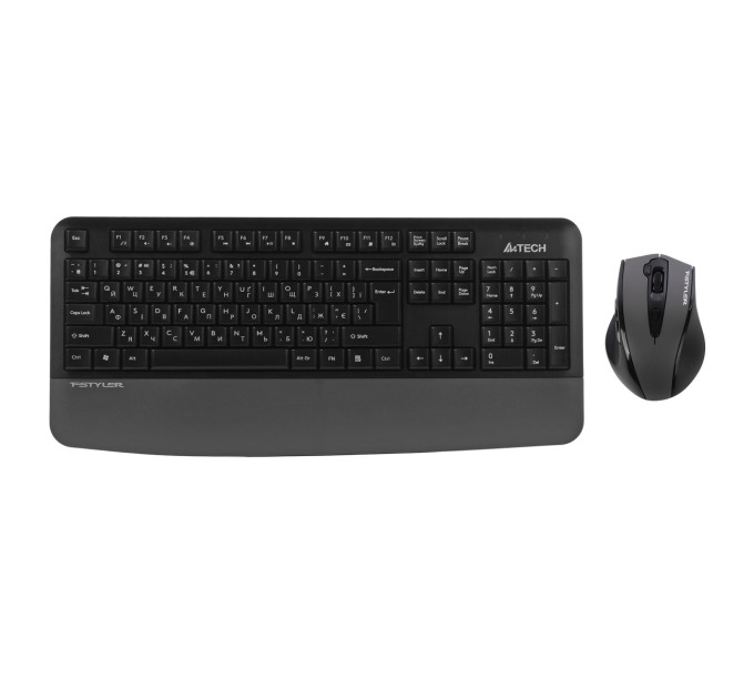 A4Tech Комплект (клавіатура, мишка) бездротовий A4Tech Fstyler FG2500S Plus Grey
