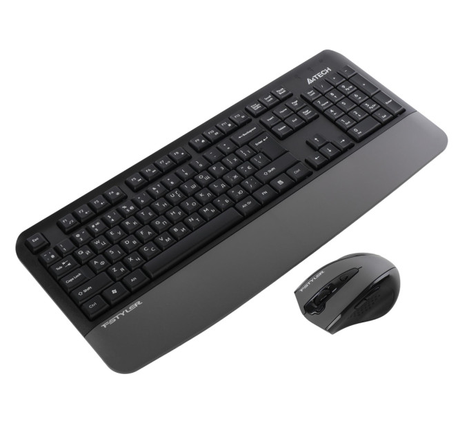 A4Tech Комплект (клавіатура, мишка) бездротовий A4Tech Fstyler FG2500S Plus Grey