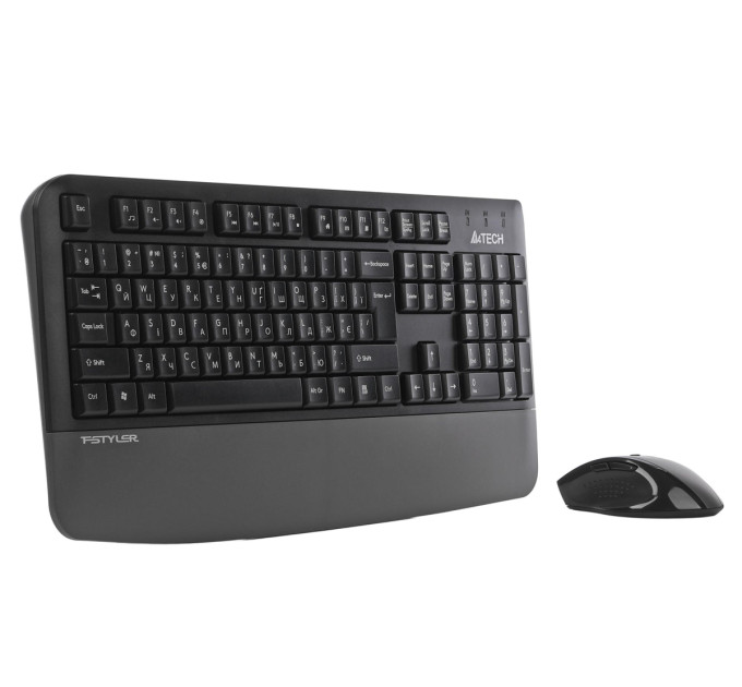A4Tech Комплект (клавіатура, мишка) бездротовий A4Tech Fstyler FG2500S Plus Grey