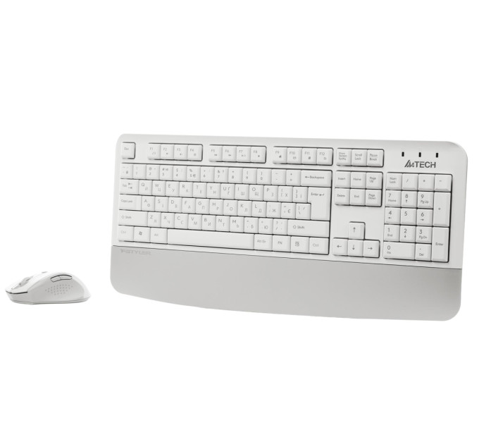 A4Tech Комплект (клавіатура, мишка) бездротовий A4Tech Fstyler FG2500S Plus White
