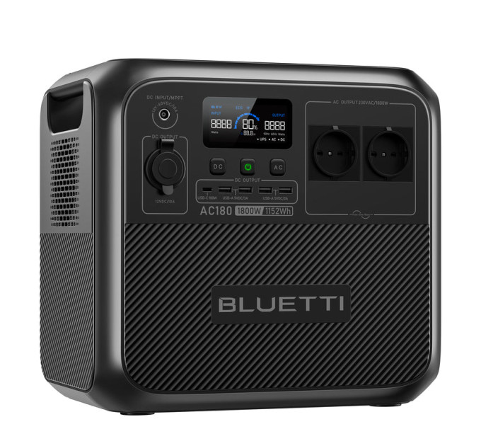 BLUETTI Зарядна станція Bluetti AC180 1152Wh 320000mAh 1800W (PB931491)