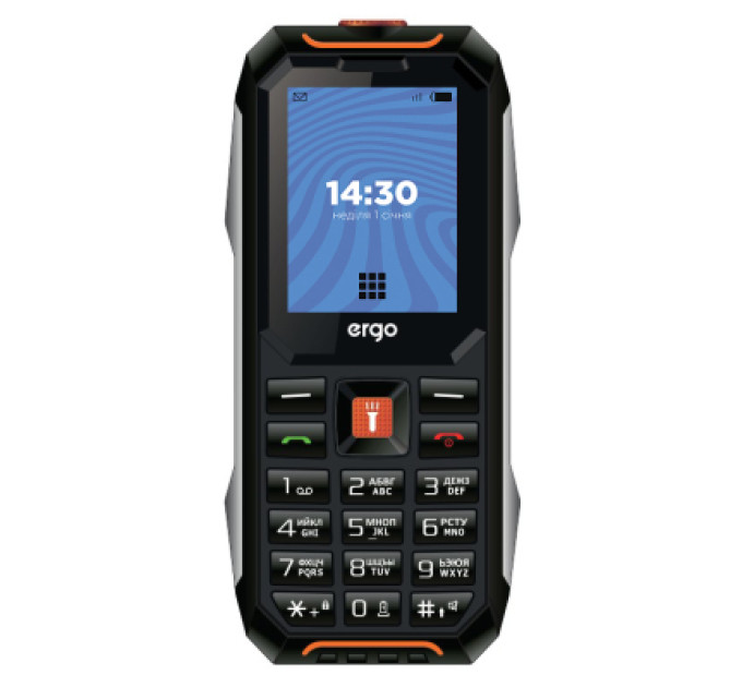 Ergo Мобільний телефон Ergo E182 Black Orange