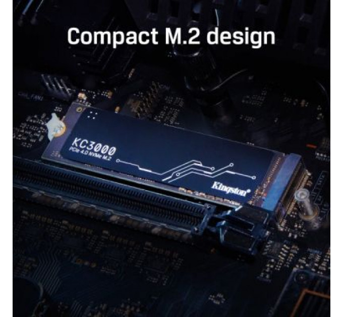 Накопичувач SSD M.2 2280 512GB Kingston (SKC3000S/512G)