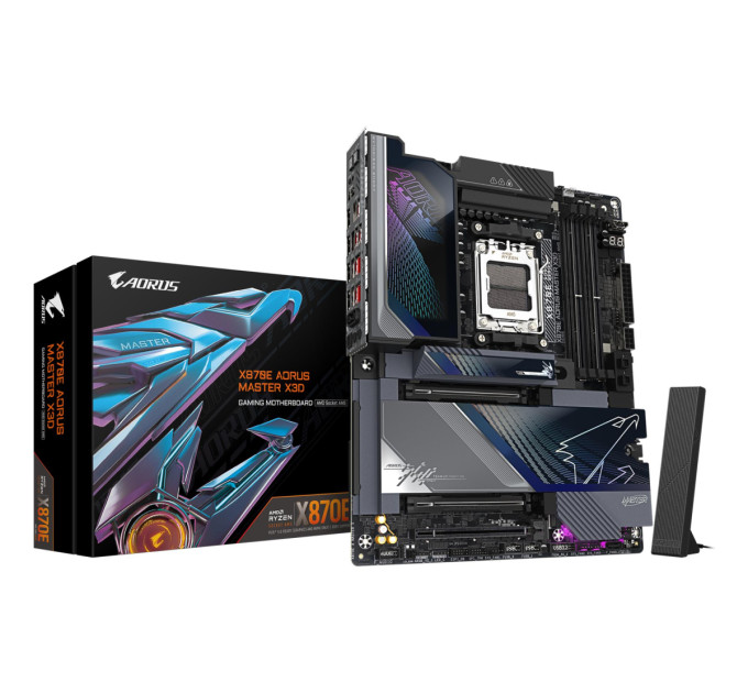 GIGABYTE Материнська плата AMD X870E SAM5 ATX X870E A MASTER X GIGABYTE