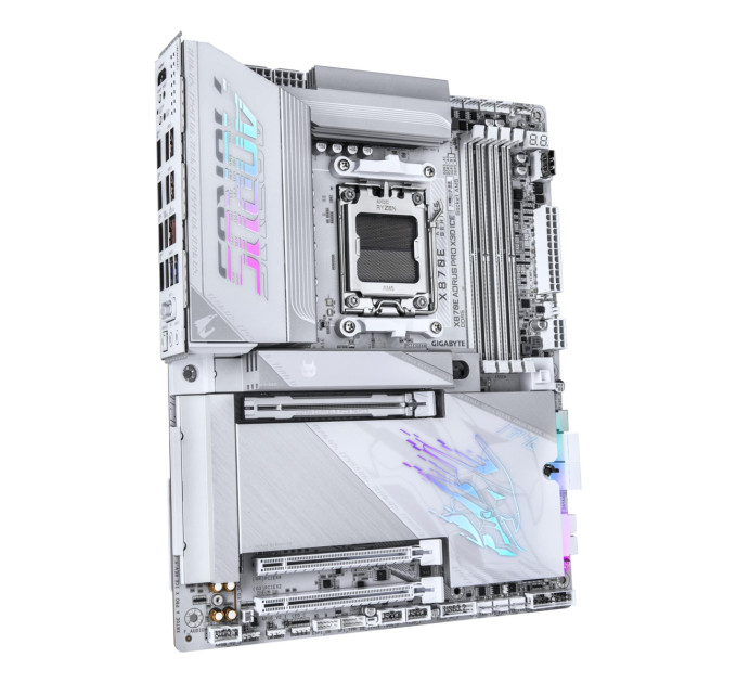 GIGABYTE Материнська плата AMD X870E SAM5 ATX X870E A PRO X ICE GIGABYTE