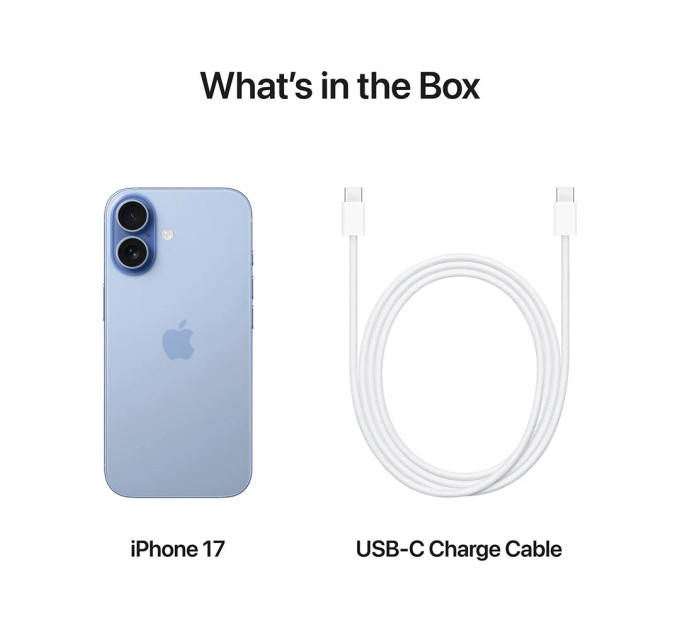 Apple Смартфон Apple iPhone 17 256GB Mist Blue (MG6L4AF/A)