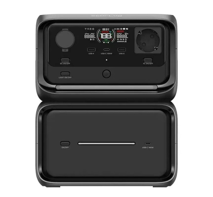 EcoFlow Зарядна станція EcoFlow River 3 Max Plus, 600W, 858Wh (EFRIVER3MaxPlus-EU-CBOX)_EU