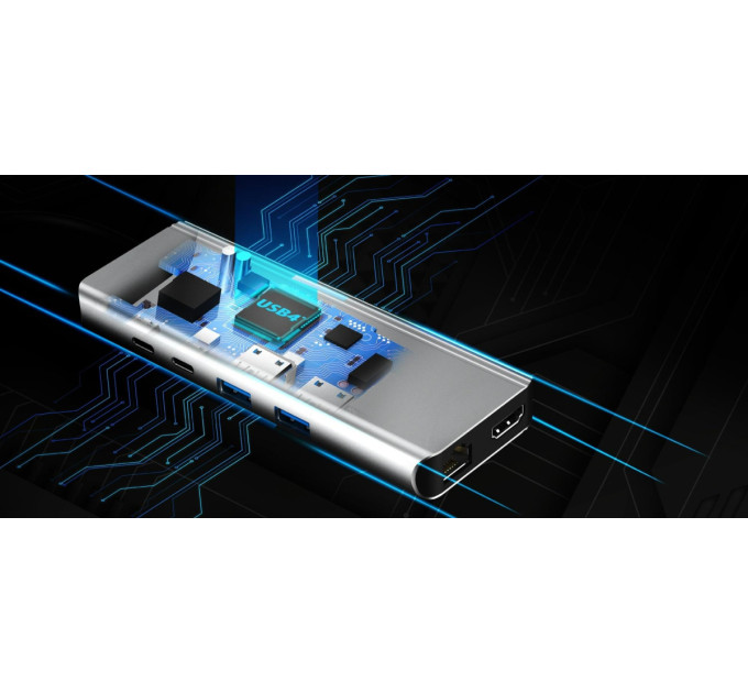 J5create USB-хаб J5create USB-C 6-в-1 Grey (JCD403-N)