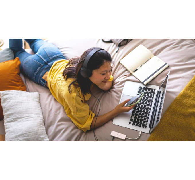 J5create USB-хаб J5create USB-C 6-в-1 Rose (JCD373ER-N)