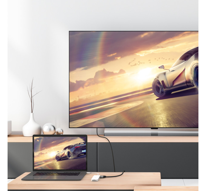 J5create USB-хаб J5create USB-C 6-в-1 White (JCD373-N)